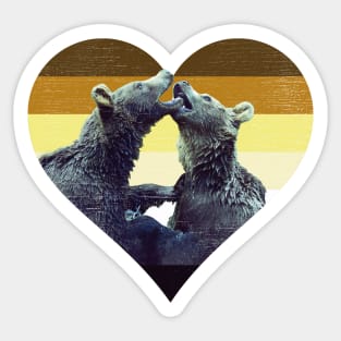 LGBT Bear Brotherhood Love Sticker